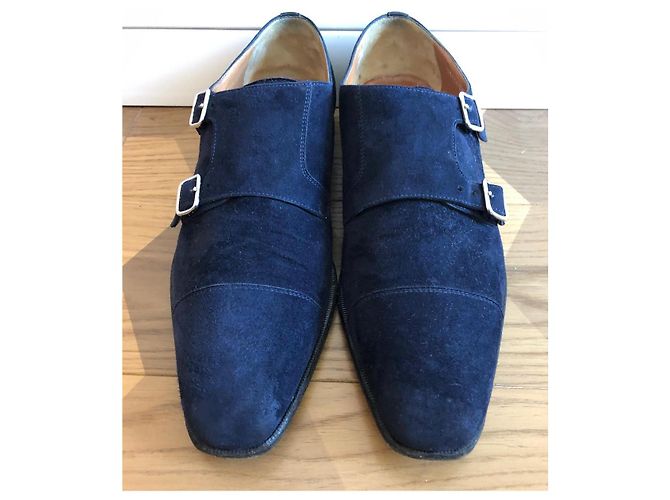SCARPE CON CINTURINO MONES MORESCHI Blu navy - vista 2