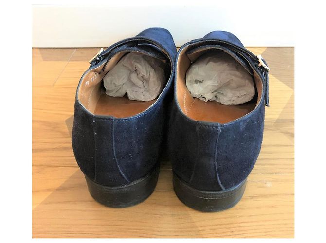 SCARPE CON CINTURINO MONES MORESCHI Blu navy - vista 5