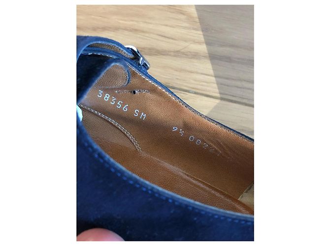 SCARPE CON CINTURINO MONES MORESCHI Blu navy - vista 6