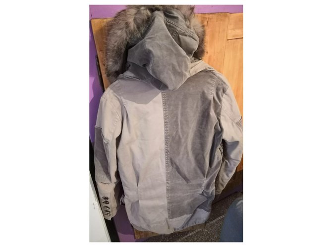 Cappotto sublime Project Foce singola stagione Cachi - vista 3
