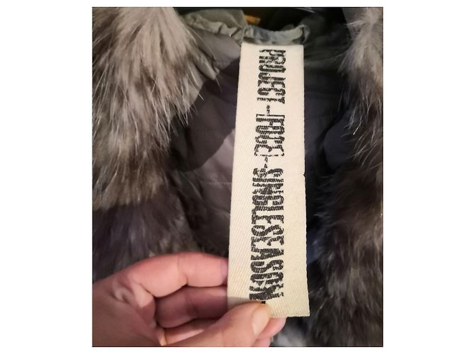 Cappotto sublime Project Foce singola stagione Cachi - vista 5