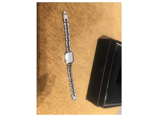 Première Relógio Chanel Premier em aço e cerâmica preta com diamantes Preto Prata - vista 8