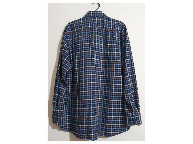 Camicia Paul Smith a quadri in cotone blu verde arancione XL Multicolore - vista 3