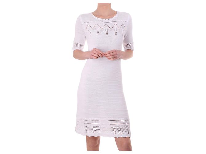 By Malene Birger Weißes Strickkleid XS - Ansicht 5