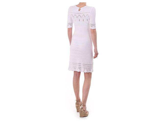 By Malene Birger Weißes Strickkleid XS - Ansicht 6