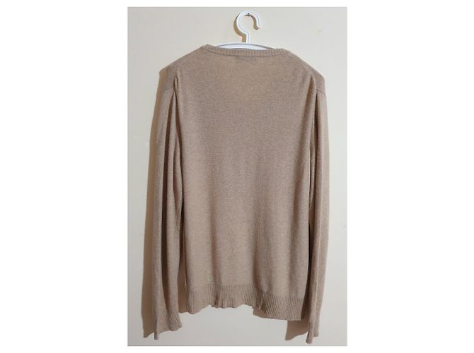 Calvin Klein Pullover Beige aus Kaschmir und Wolle M - Ansicht 3