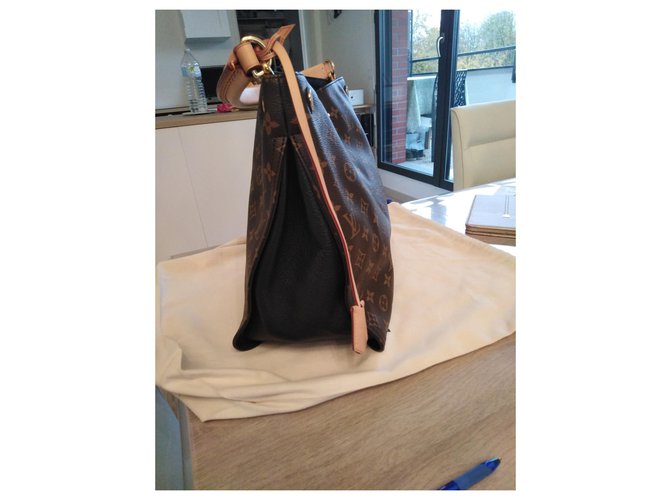 Louis Vuitton Borsa Gaia marrone e nera - vista 2