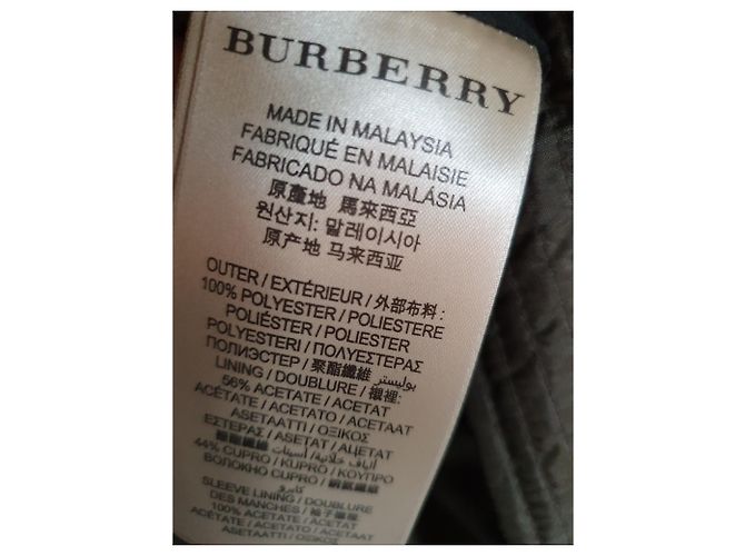 Chaqueta de plumón Burberry verde oliva - vista 4