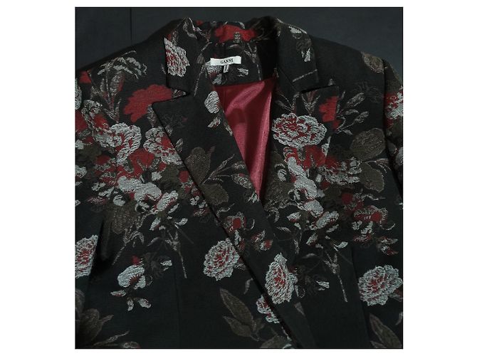 Ganni O'Donell Brokatblazer mit Blumenmuster Mehrfarben - Ansicht 3