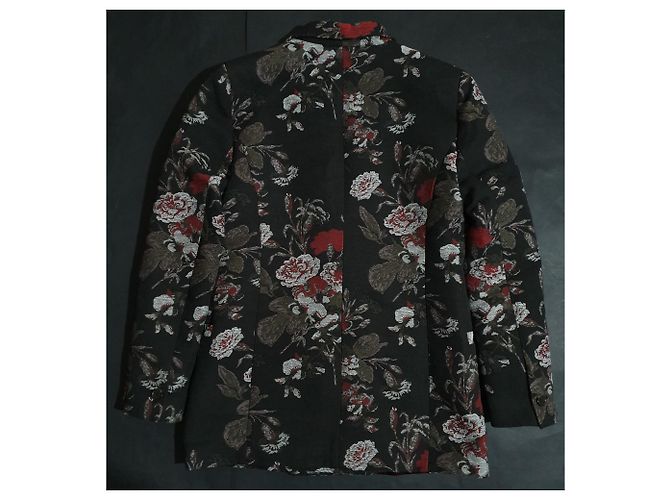 Ganni O'Donell Brokatblazer mit Blumenmuster Mehrfarben - Ansicht 4