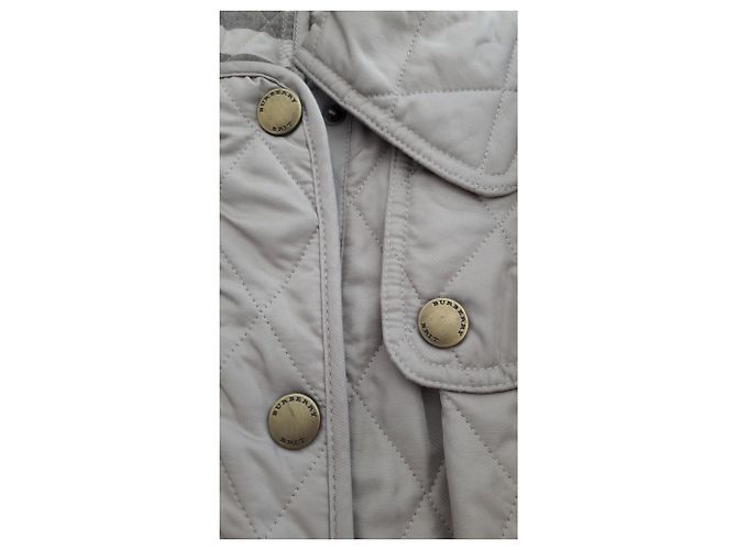 Burberry Brit Burberry klassische beige Steppjacke, Größe L - Ansicht 10