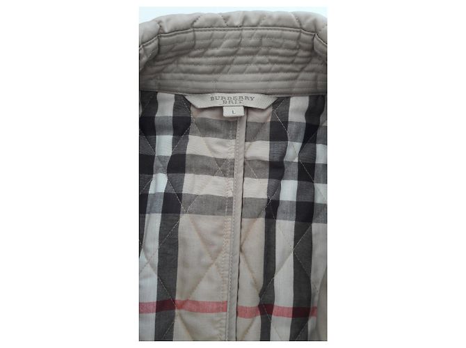 Burberry Brit Burberry klassische beige Steppjacke, Größe L - Ansicht 3