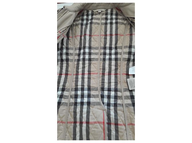 Burberry Brit Burberry klassische beige Steppjacke, Größe L - Ansicht 9