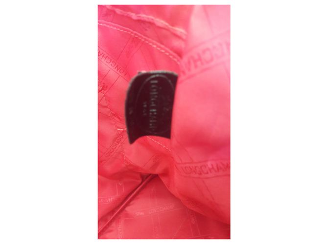 Borsa tote Longchamp in pelle nera Nero - vista 6
