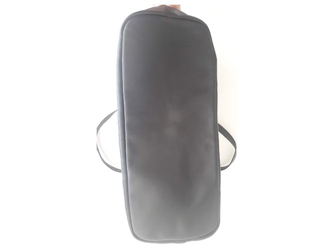Borsa tote Longchamp in pelle nera Nero - vista 7