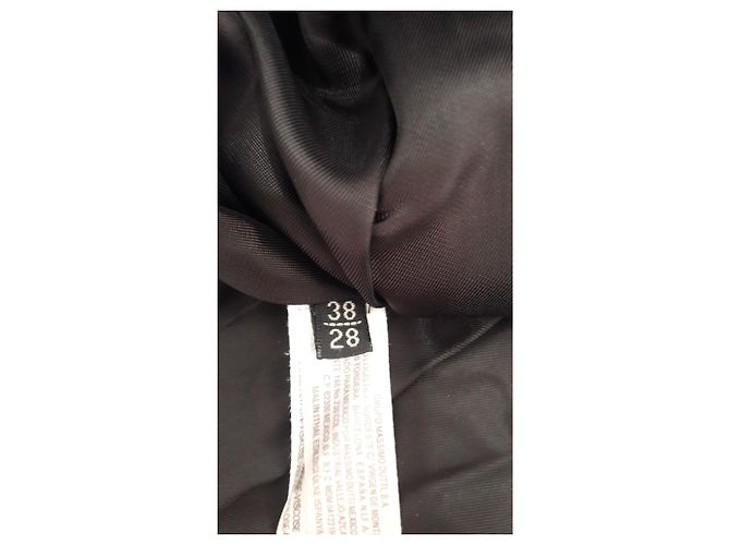 Massimo Dutti Wollrockanzug, Größe 38, blaue und graue Farbe - Ansicht 5