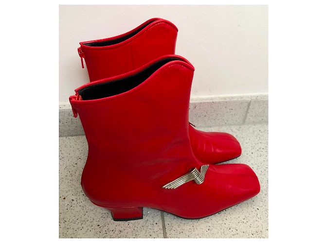 Dorateymur Stivaletti Rosso - vista 3