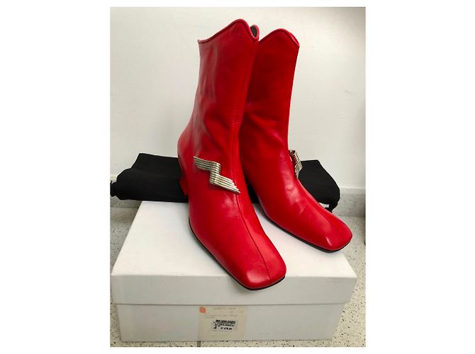 Dorateymur Stivaletti Rosso - vista 6