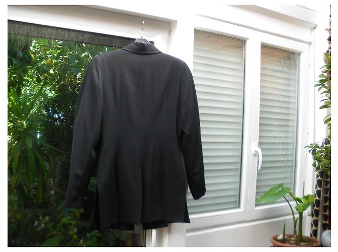 Chantal Thomass Jacke aus schwarzer Wolle - Ansicht 2