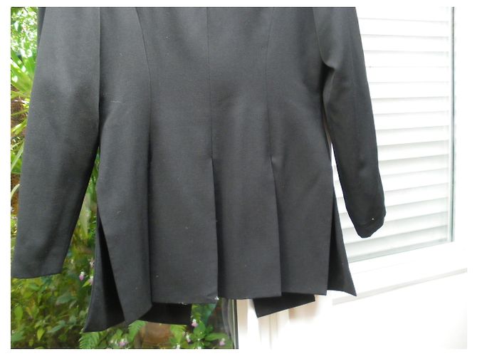 Chantal Thomass Jacke aus schwarzer Wolle - Ansicht 5