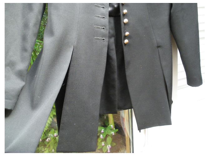 Chantal Thomass Jacke aus schwarzer Wolle - Ansicht 6
