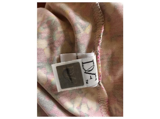 Diane Von Furstenberg Abito in jersey di seta Multicolore Porpora - vista 6