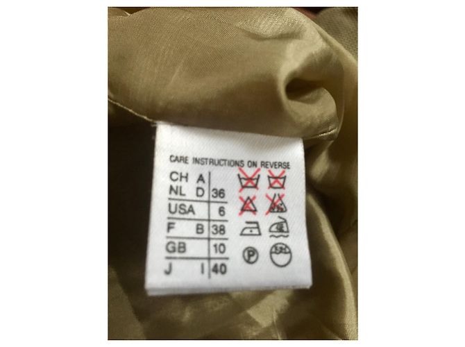 Blazer Marella Marrón Beige Viscosa Acétato Castaño - vista 3