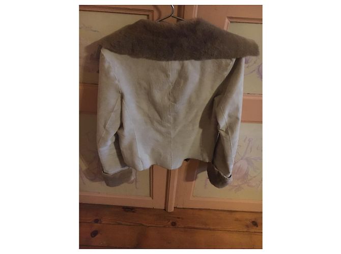 Autre Marque China Lambskin Jacket White - view 3