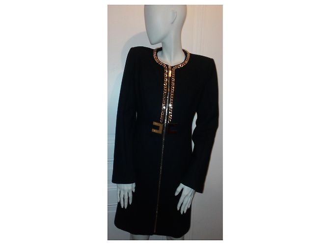 Elisabetta Franchi Cappotto nero - vista 3