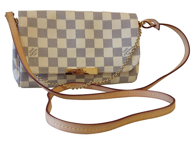 Louis Vuitton MM preferito Damier Azur Bianco - vista 2