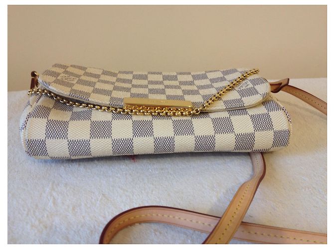 Louis Vuitton MM preferito Damier Azur Bianco - vista 9