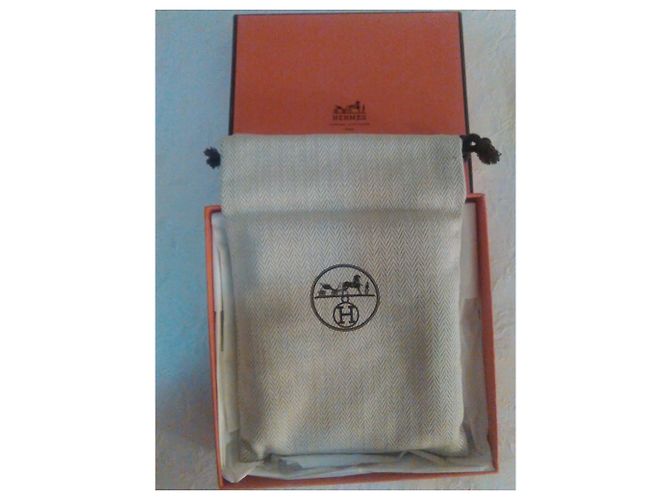 Béarn Hermès Bearn Varanus Niloticus Geldbörse Authentic Blau - Ansicht 5
