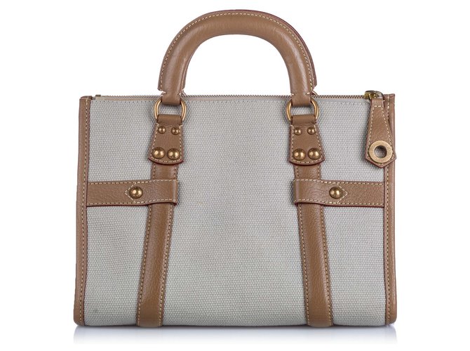 Louis Vuitton Grey Toile Trianon Neverfull PM Marrone Grigio Marrone chiaro - vista 3