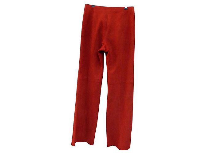 Hermès Pantalones, polainas Roja Naranja - vista 2