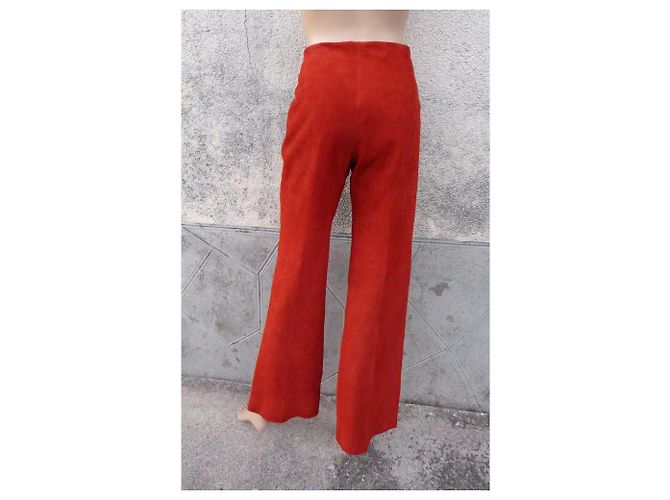Hermès Pantalones, polainas Roja Naranja - vista 4