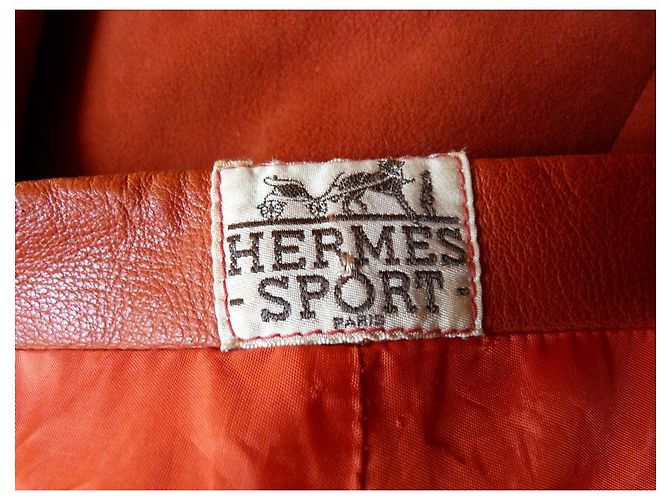 Hermès Pantalones, polainas Roja Naranja - vista 6