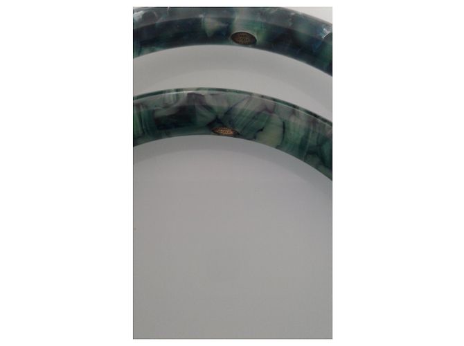 Bracciali Chanel verde oliva - vista 2
