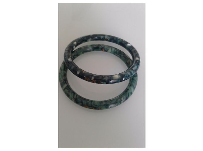 Bracciali Chanel verde oliva - vista 4