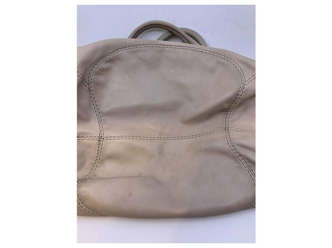 Borsa in pelle Sonia Rykiel rosa beige - vista 6