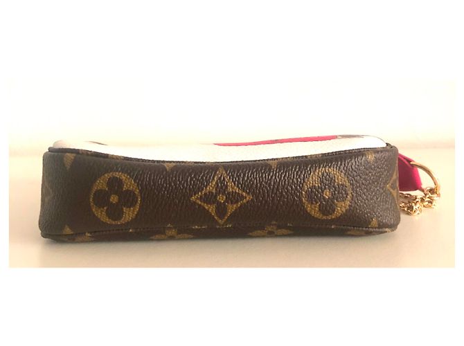 Louis Vuitton Pohctte Accessori Christmas Mini Edition Vivienne Marrone - vista 5