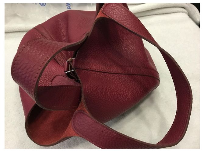 Hermès Picotina Bordeaux - vista 11