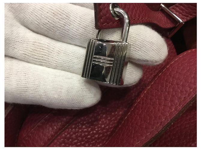 Hermès Picotina Bordeaux - vista 12