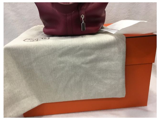 Hermès Picotina Bordeaux - vista 4