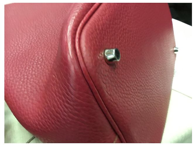 Hermès Picotina Bordeaux - vista 7
