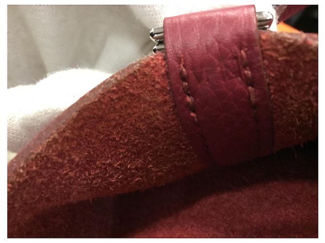 Hermès Picotina Bordeaux - vista 9