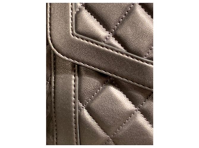 Love Moschino saco prateado acolchoado - vista 5
