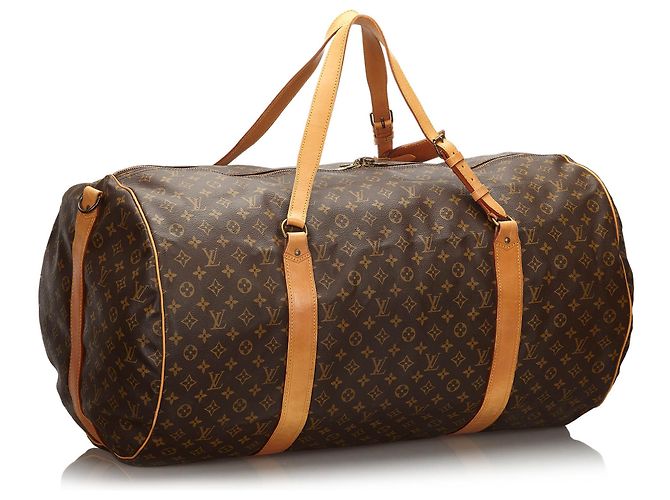 Polochon Polo Louis Vuitton Sacro monogramma marrone 65 - vista 2
