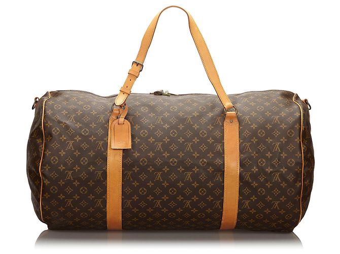 Polochon Polo Louis Vuitton Sacro monogramma marrone 65 - vista 3