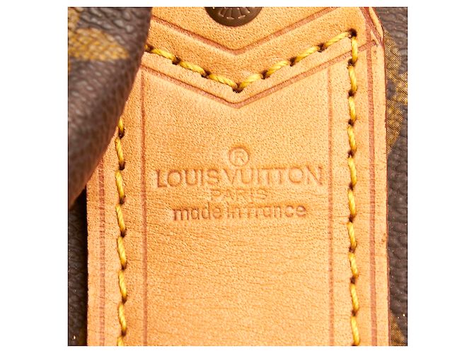 Polochon Polo Louis Vuitton Sacro monogramma marrone 65 - vista 6
