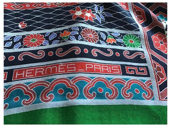 Hermès Kaschmirschal "Imperial Collections" Mehrfarben - Ansicht 8